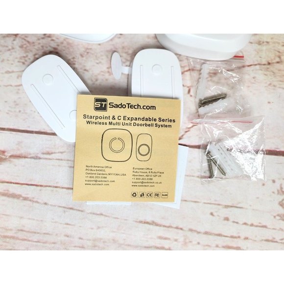 SadoTech.com Wireless Doorbell - Expandable, 2 Transmitter, 2 Plug-In Receiver - Picture 4 of 13